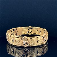 Pulsera Cianfrone Gioielli Mujer in Oro Diamante 0.18 Ct BROR-50-198 - BROR-50-198